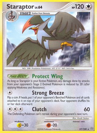 Image of Staraptor (27/100) [Diamond & Pearl: Stormfront]