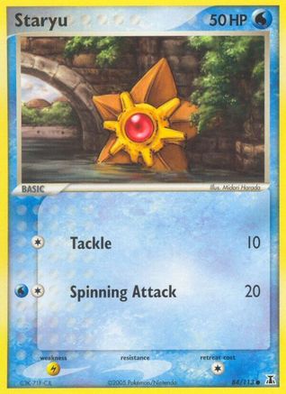 Image of Staryu (84/113) (Stamped) [EX: Delta Species]