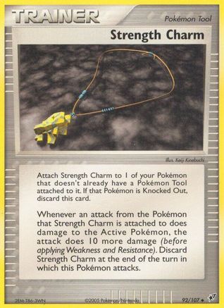 Image of Strength Charm (92/107) (Stamped) [EX: Deoxys]