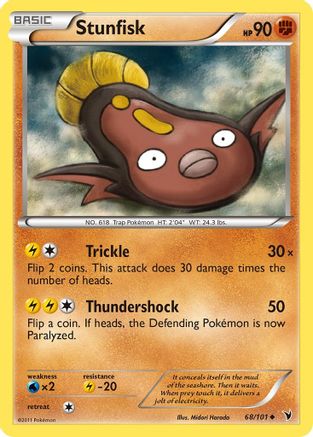 Image of Stunfisk (68/101) [Black & White: Noble Victories]