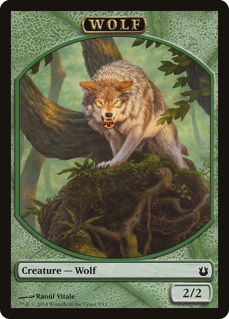 Image of Wolf Token [Born of the Gods Tokens]