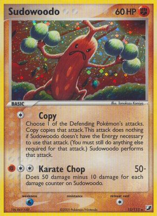 Image of Sudowoodo (15/115) (Stamped) [EX: Unseen Forces]
