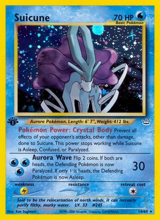 Image of Suicune (14/64) [Neo Revelation 1st Edition]