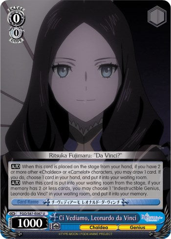 Image of Ci Vediamo, Leonardo da Vinci (FGO/S87-E087 U) [Fate/Grand Order THE MOVIE Divine Realm of the Round Table: Camelot]
