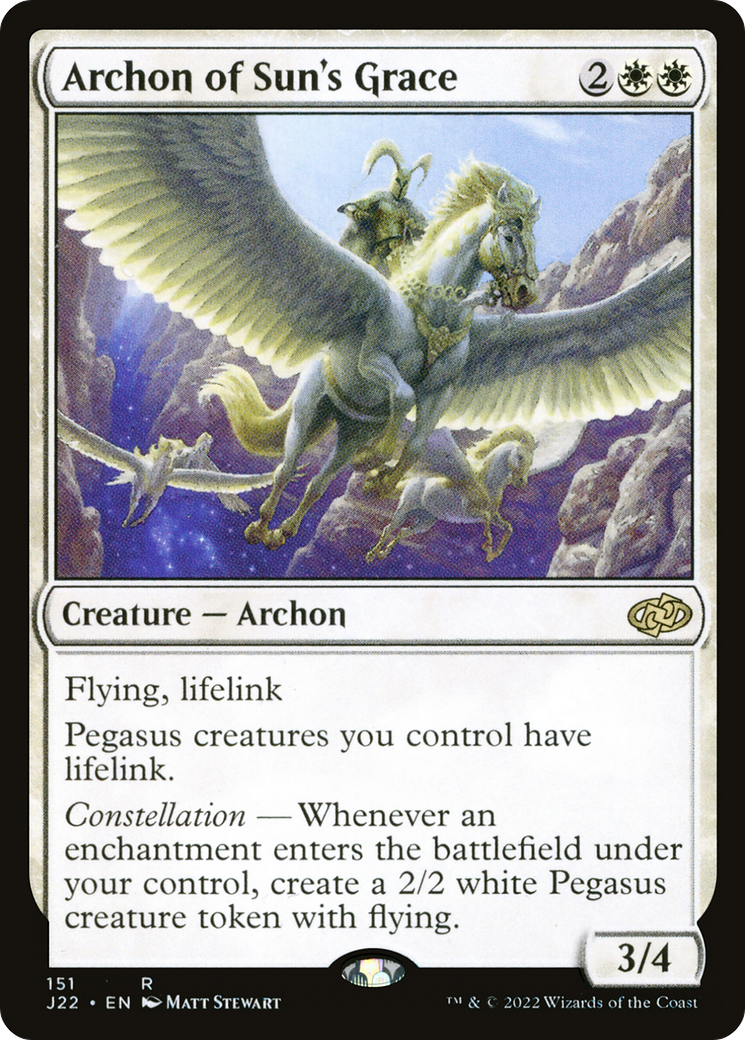 Image of Archon of Sun's Grace [Jumpstart 2022]