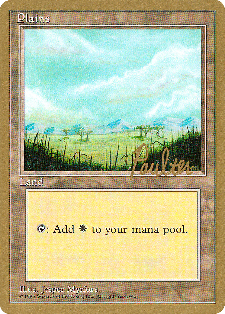 Image of Plains (pp365) (Preston Poulter) [Pro Tour Collector Set]