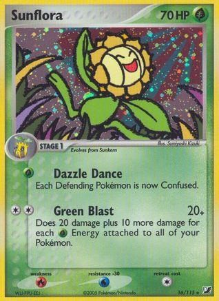 Image of Sunflora (16/115) (Stamped) [EX: Unseen Forces]