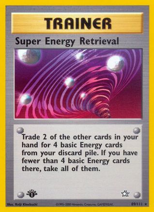 Image of Super Energy Retrieval (89/111) [Neo Genesis 1st Edition]