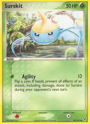 Image of Surskit (78/107) (Stamped) [EX: Deoxys]