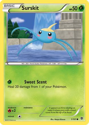 Image of Surskit (1/101) [Black & White: Plasma Blast]