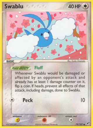 Image of Swablu (79/107) (Stamped) [EX: Deoxys]