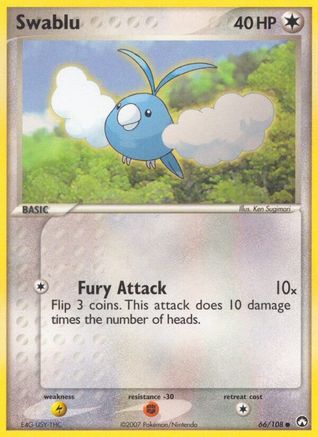 Image of Swablu (66/108) (Stamped) [EX: Power Keepers]