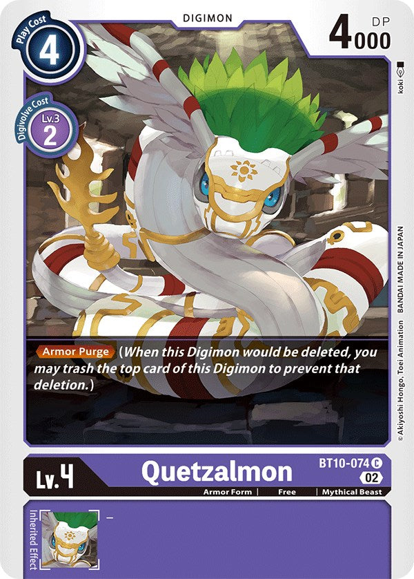 Image of Quetzalmon [BT10-074] [Xros Encounter]