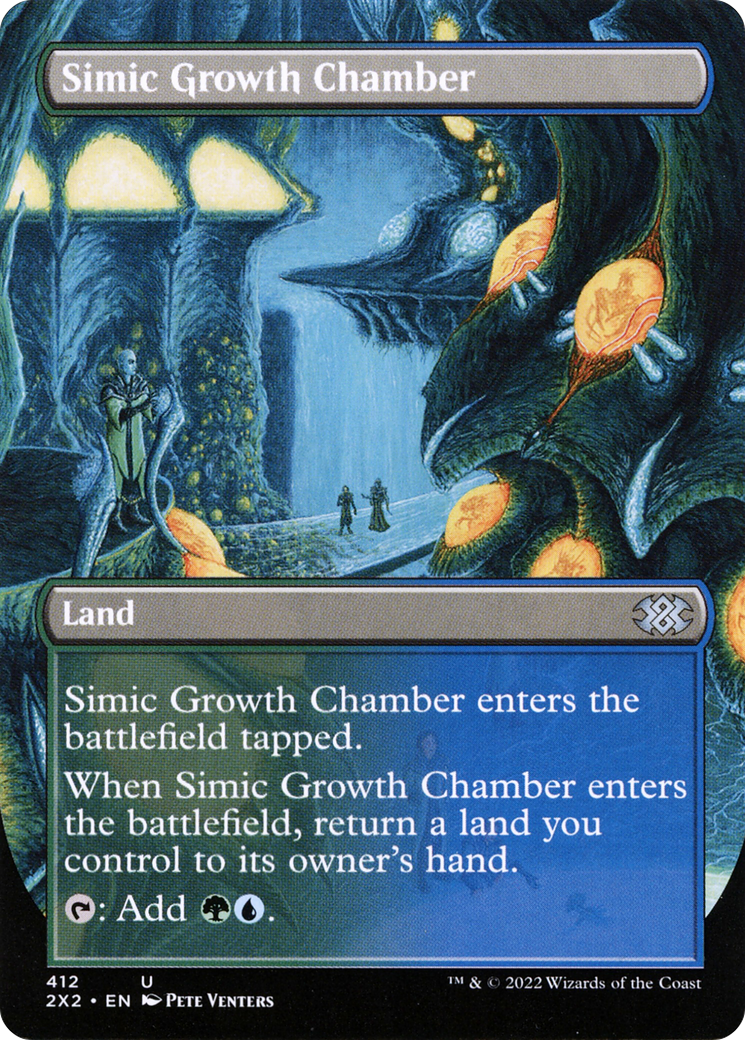 Image of Simic Growth Chamber (Borderless Alternate Art) [Double Masters 2022]
