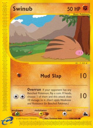 Image of Swinub (108/144) [Skyridge]