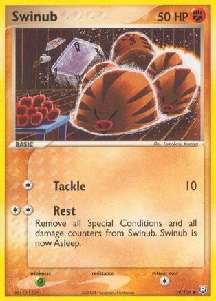 Image of Swinub (79/109) (Stamped) [EX: Team Rocket Returns]