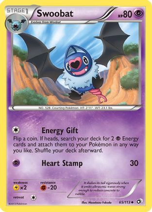Image of Swoobat (65/113) [Black & White: Legendary Treasures]
