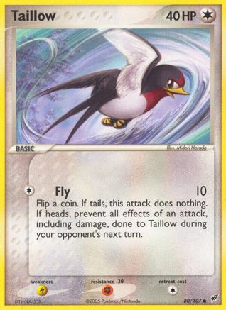 Image of Taillow (80/107) (Stamped) [EX: Deoxys]