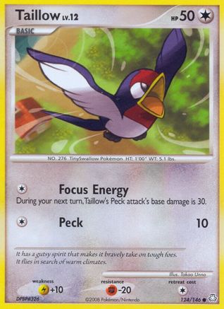 Image of Taillow (124/146) [Diamond & Pearl: Legends Awakened]