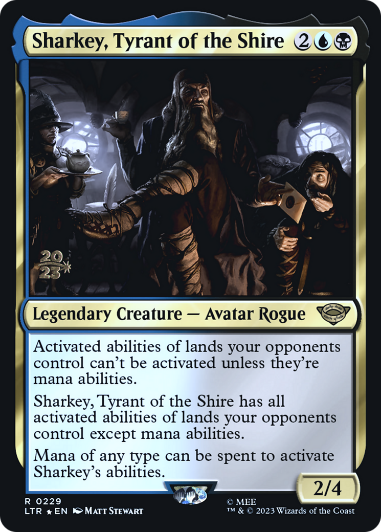 Image of Sharkey, Tyrant of the Shire [The Lord of the Rings: Tales of Middle-Earth Prerelease Promos]