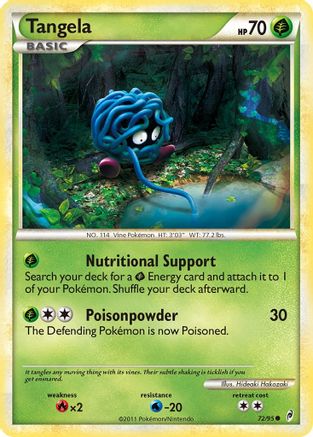 Image of Tangela (72/95) [HeartGold & SoulSilver: Call of Legends]