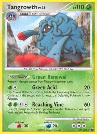 Image of Tangrowth (29/100) [Diamond & Pearl: Stormfront]