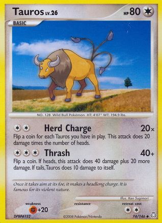 Image of Tauros (74/146) [Diamond & Pearl: Legends Awakened]