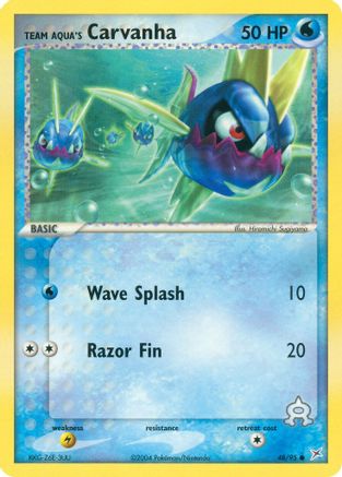 Image of Team Aqua's Carvanha (48/95) [EX: Team Magma vs Team Aqua]