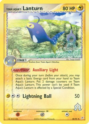 Image of Team Aqua's Lanturn (28/95) [EX: Team Magma vs Team Aqua]