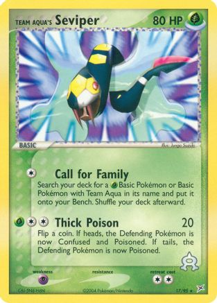 Image of Team Aqua's Seviper (17/95) [EX: Team Magma vs Team Aqua]