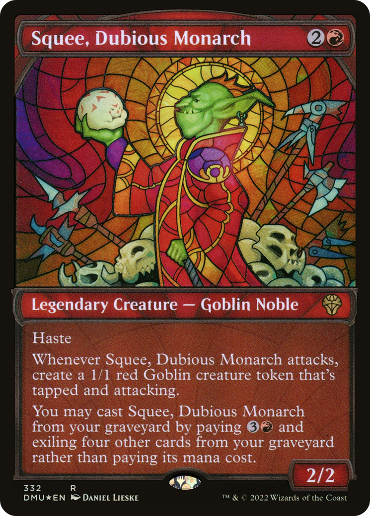 Image of Squee, Dubious Monarch (Showcase Textured) [Dominaria United]