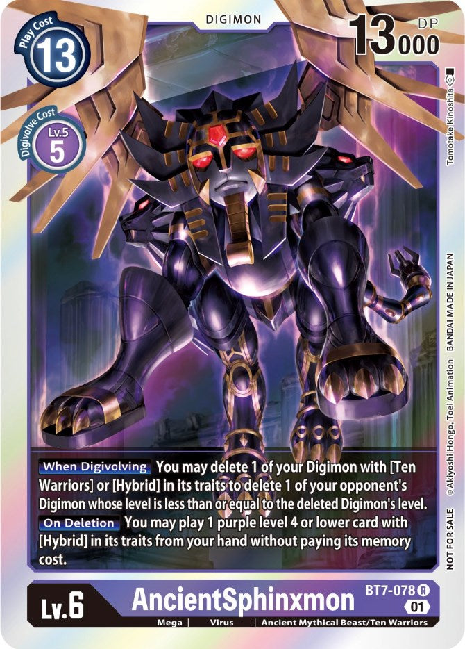 Image of AncientSphinxmon [BT7-078] (Event Pack 3) [Next Adventure Promos]