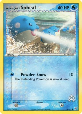 Image of Team Aqua's Spheal (56/95) [EX: Team Magma vs Team Aqua]