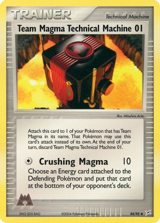 Image of Team Magma Technical Machine 01 (84/95) [EX: Team Magma vs Team Aqua]