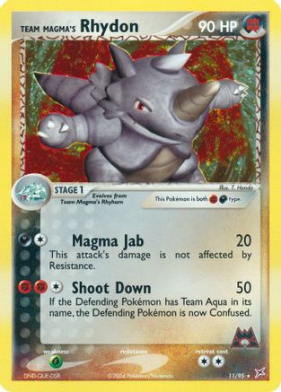 Image of Team Magma's Rhydon (11/95) [EX: Team Magma vs Team Aqua]