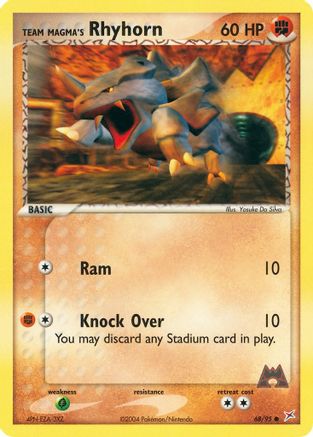 Image of Team Magma's Rhyhorn (68/95) [EX: Team Magma vs Team Aqua]