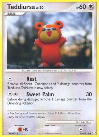 Image of Teddiursa (105/123) [Diamond & Pearl: Mysterious Treasures]