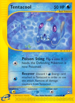 Image of Tentacool (113/147) [Aquapolis]