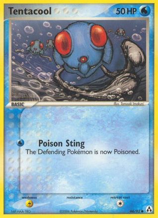 Image of Tentacool (66/92) (Stamped) [EX: Legend Maker]