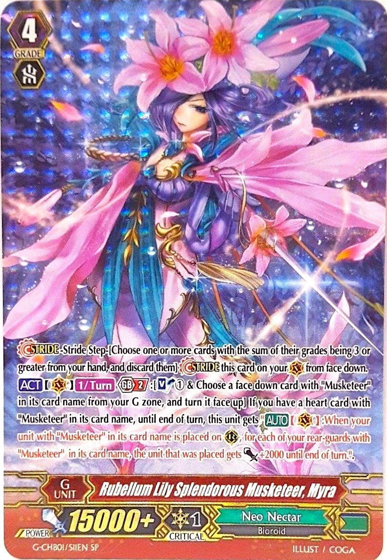 Image of Rubellum Lily Splendorous Musketeer, Myra (G-CHB01/S11EN) [TRY3 NEXT]