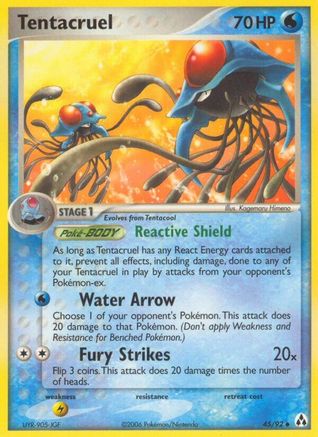 Image of Tentacruel (45/92) (Stamped) [EX: Legend Maker]