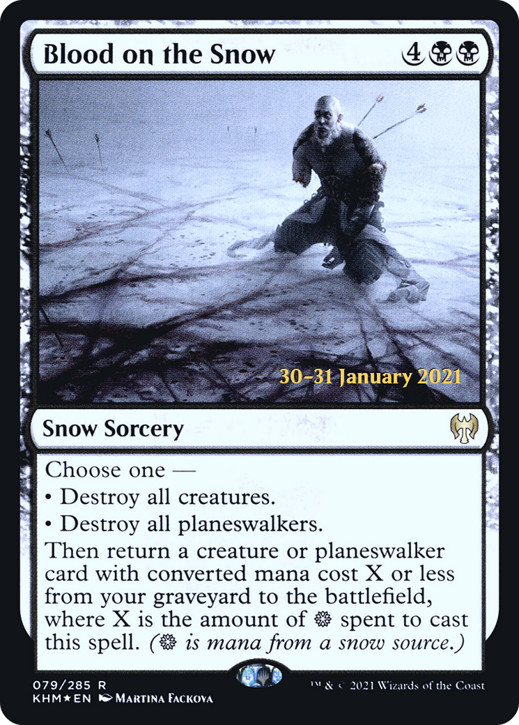 Image of Blood on the Snow [Kaldheim Prerelease Promos]