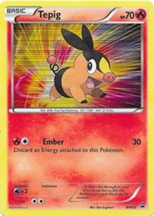 Image of Tepig (BW02) [Black & White: Black Star Promos]