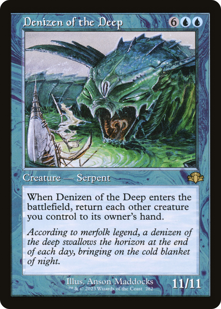 Image of Denizen of the Deep (Retro) [Dominaria Remastered]
