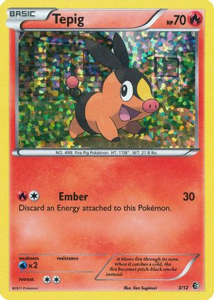 Image of Tepig (3/12) [McDonald's Promos: 2011 Collection]