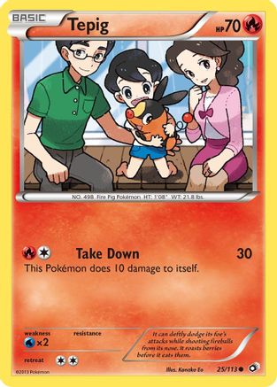 Image of Tepig (25/113) [Black & White: Legendary Treasures]