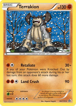 Image of Terrakion (84/113) [Black & White: Legendary Treasures]