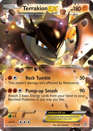 Image of Terrakion EX (71/124) [Black & White: Dragons Exalted]