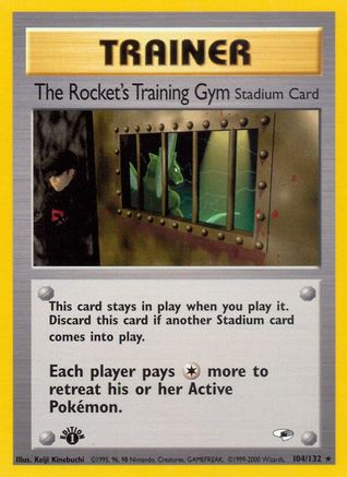 Image of The Rocket's Training Gym (104/132) [Gym Heroes 1st Edition]