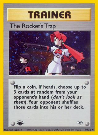 Image of The Rocket's Trap (19/132) [Gym Heroes 1st Edition]